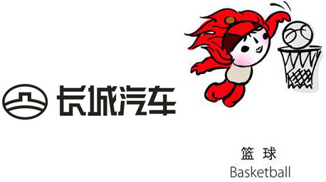 五娃与奥运吉祥物的丰富联想,奇瑞在五个小吉祥物的特征色上做足了